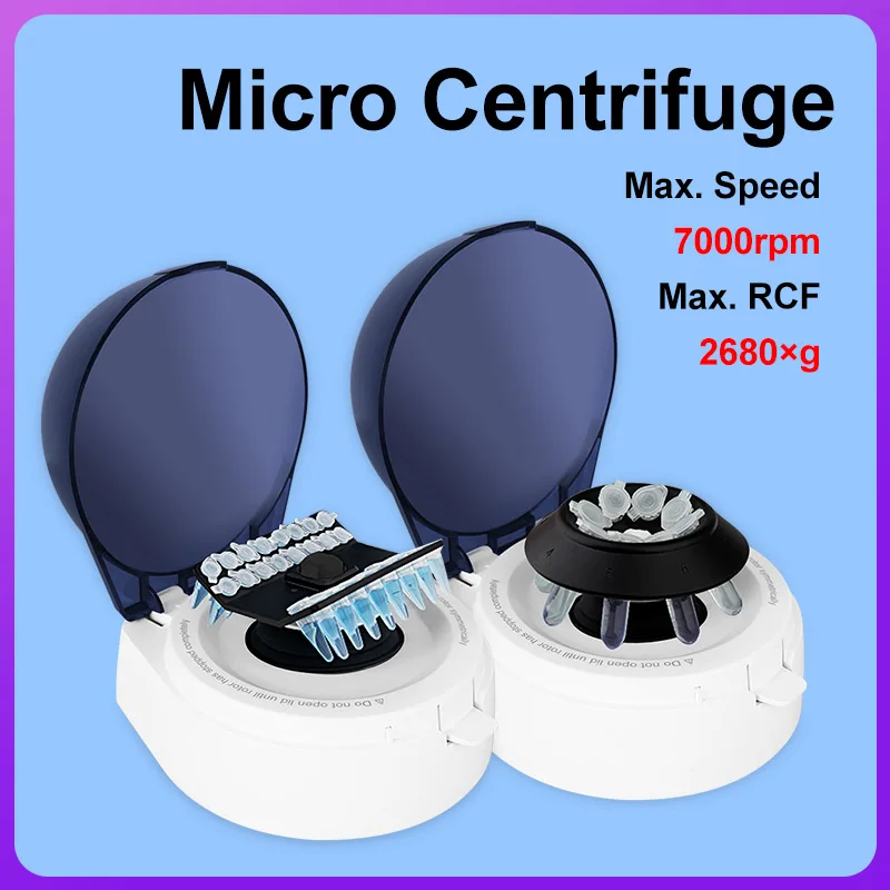 centrifugador medico 7000 do plasma do sangue da velocidade fixa do centrifugador mini4k do mini pcr do laboratorio compativel com o tubo 2ml 01