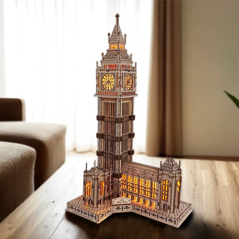 

Новая версия 3D-пазла «Лондонский Биг-Бен» в средневековом стиле (Великобритания), бумажная архитектурная модель, игрушка для сборки, подарок для детей и взрослых, пасхальный подарок