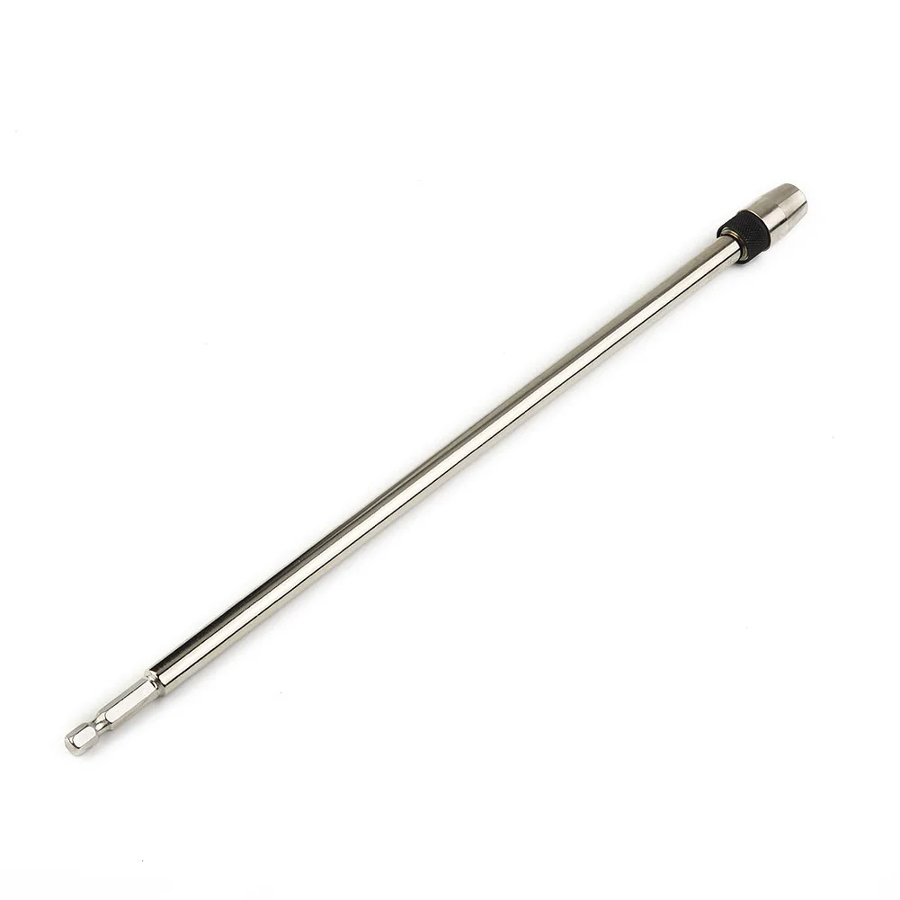 1/4 Quick Release Drill Holder Extension Rod 300mm Length for Electric Drills Air Screwdrivers and Handheld Tools
