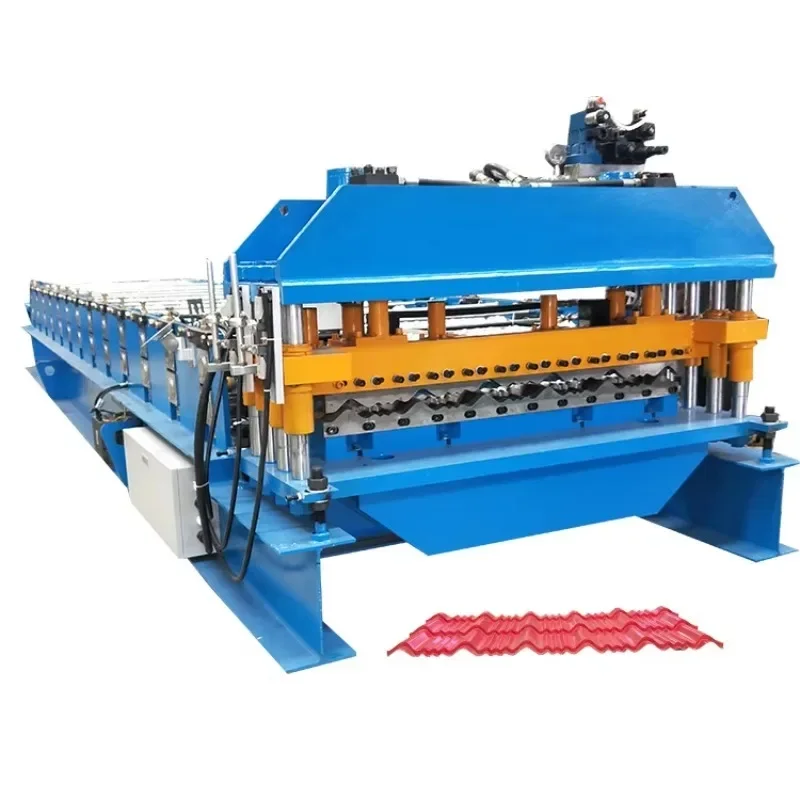Customized Hot New Products Glazed Tile Making Machine Step Tiles Roll Forming Machines