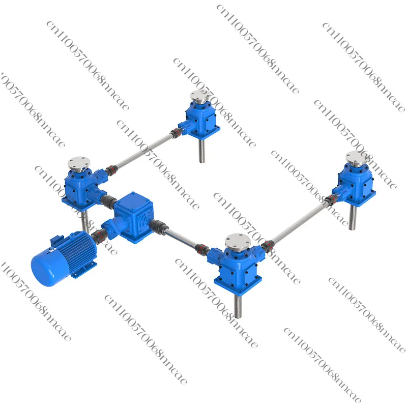 Worm gear and worm lift Multiple linkage ball nut bevel gear screw lift SWL screw lift