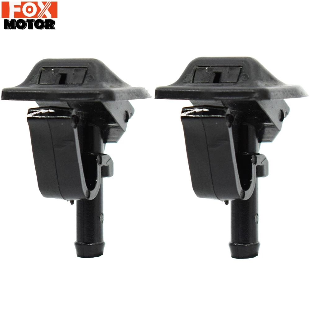 Front Windshield Washer Nozzles For Jeep Wrangler 2002 2003 2004 2005 2006 2007 2008 2009 2010 2011 2012 TJ 02-06 55156728AB