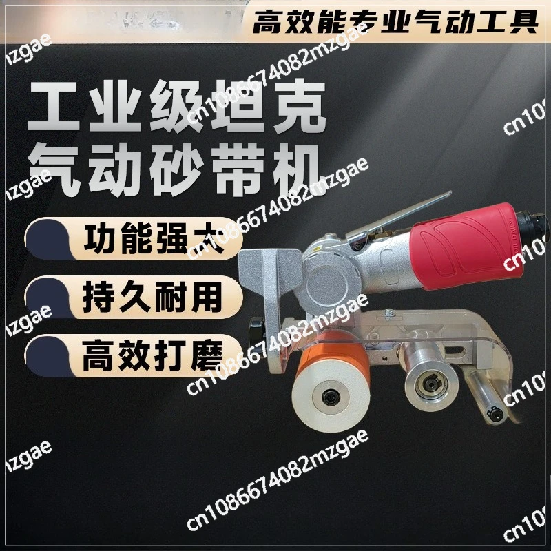 

Portable Pneumatic Belt Machine 60 * 260mm Wire Drawing Machine, Metal Grinding and Rust Removal Pneumatic Sandpaper Machine