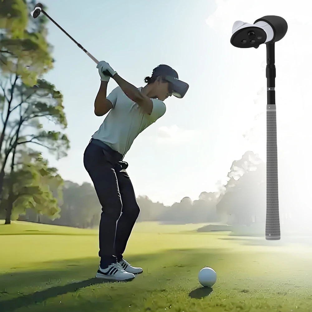 ملحقات وحدة تحكم نادي الجولف VR غير قابلة للانزلاق واقعية VR Golf Simulator مقبض لوحدة تحكم Meta Quest 3S/Quest 3/Quest 2