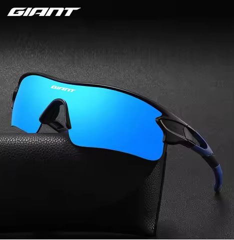 giant sport Sunglasses Cycling Glasses +Box for Men Women TR90 Frame With HD Lens Anti-Glare For MTB Running Driving Fishing Men