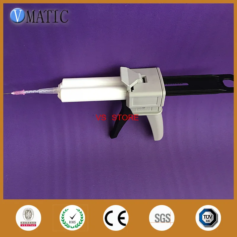 Free Shipping 50Cc/Ml 1:1 AB Glue Mixing Dispensing Cartridge Caulking Gun