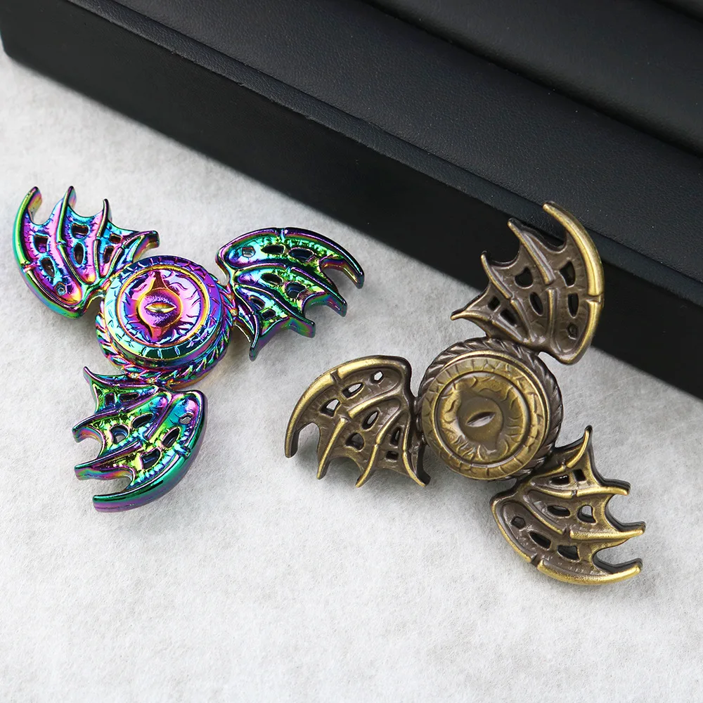 Spirit Devil's Eye Gyro Kreatives Zinklegierungs-Fingerspinner Fliegender Drache Entspannungs- und Freizeitspielzeug Fingerspitzen-Gyro Fidget-Spielzeug – Detail 2