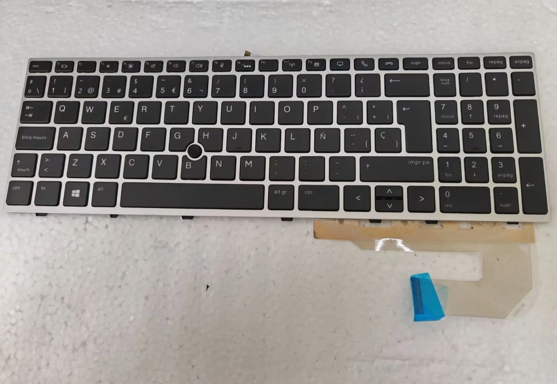 

Испанская клавиатура с подсветкой для HP Elitebook 850 G5 855 G5 750 G5 755 G5 zbook 15u G5 с тректочкой