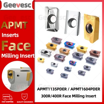 APMT1135 APMT1604 Insert 300R 400R Face Milling cutter head/rod Carbide inserts APKT APMT 1135 1604 Aluminum Stainless Steel Die