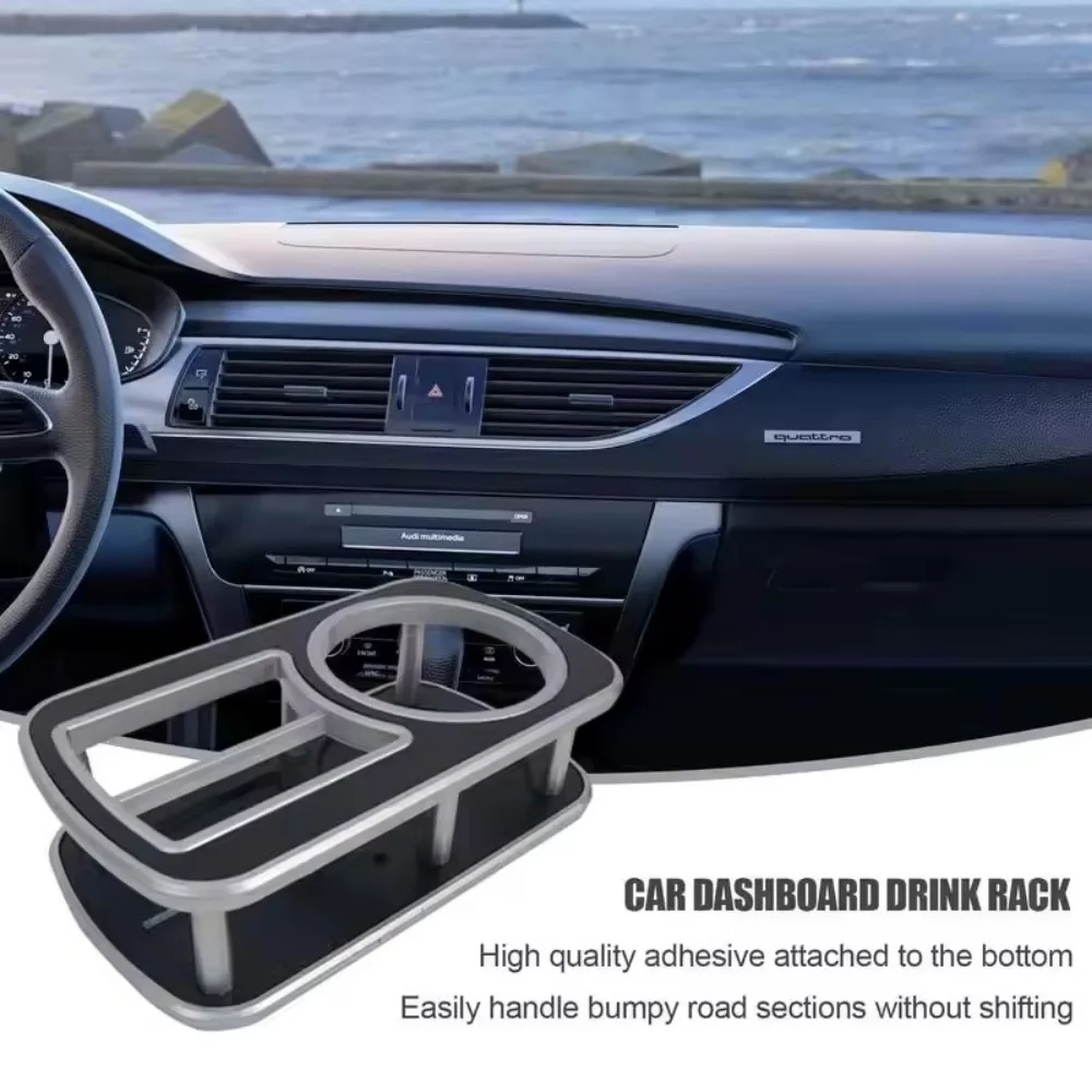 Car Dashboard Beverage Holder Sturdy Rack Mount Versatile Home Water Cup Drink Stand Holder for Cars Trucks Suvs Boat Van