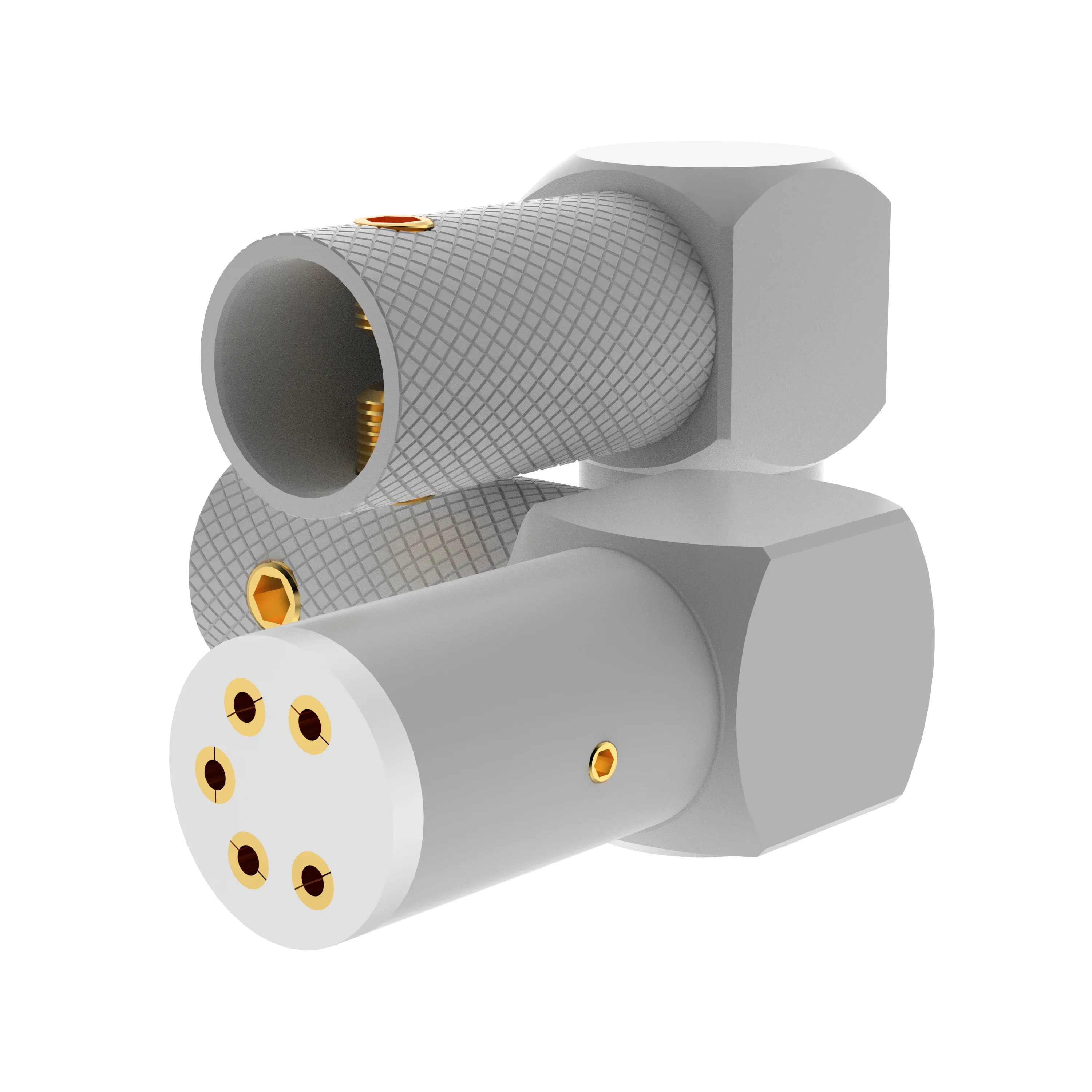 

Audiocrast 5pin DIN Female Connector for LP Turntable Recorder Tonearm Plug Vinyl Jack 24K Gold Plated Audio Cable Accessory