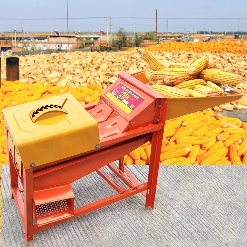 

Hot Sale Electric Corn Thresher Portable Commercial Maize Sheller Stainless Steel 2000Kg/H Capacity Low Noise For Farm Use