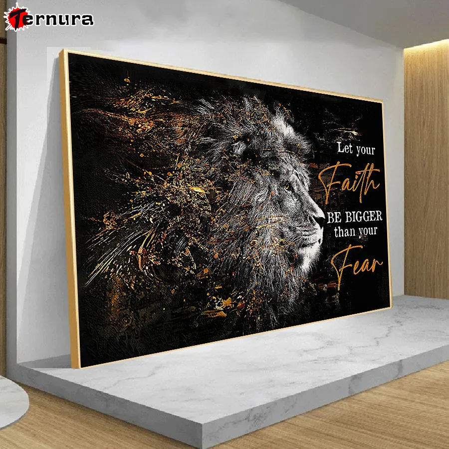 animal DIY Diamond Mosaic Painting lion king Full Square Diamond Diamond Embroidery cross stitch inspirational Home Decoration