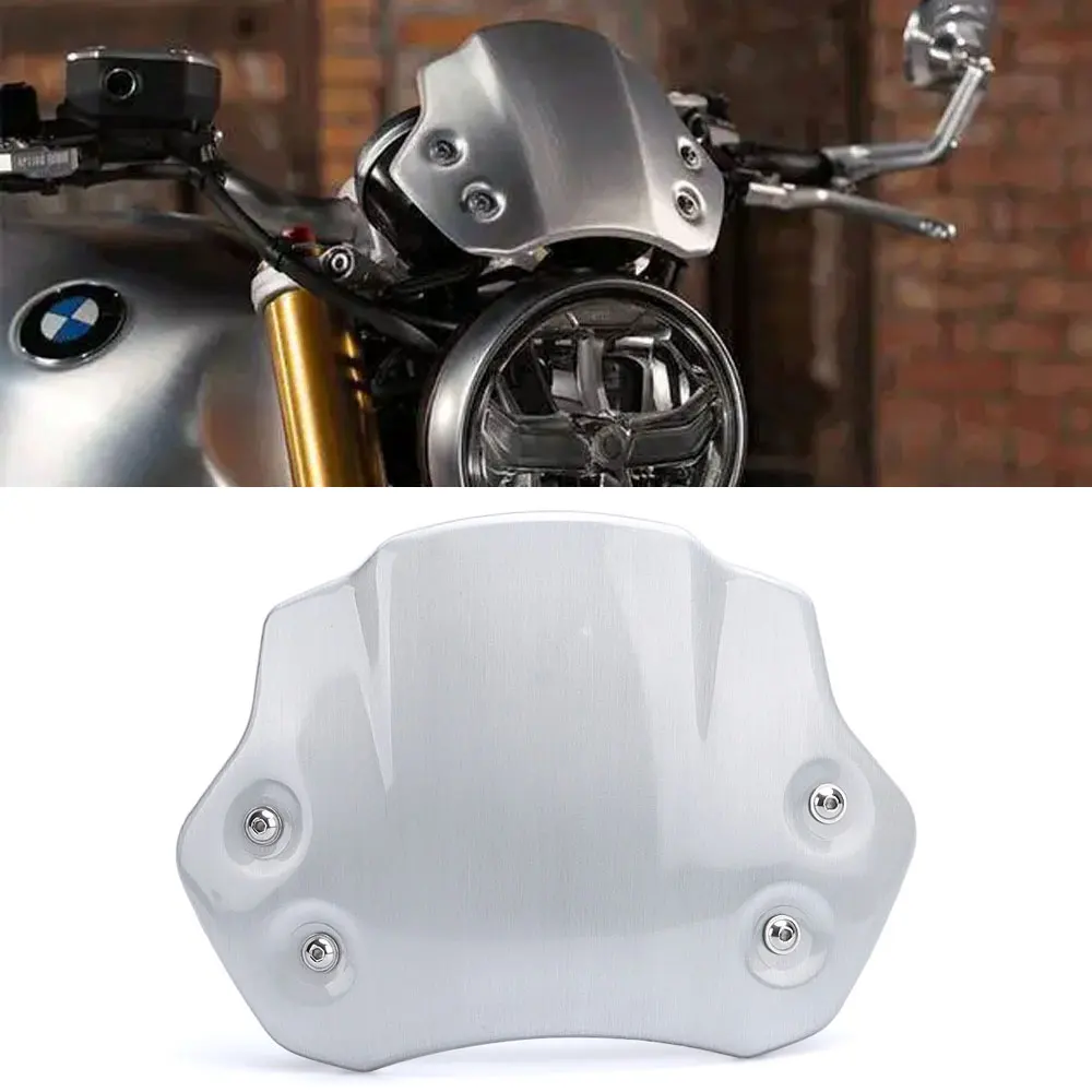 New Type Of Motorcycle  Aluminum Windshield Is Suitable For BMW R NINE T Pure Racer Scrambler Urban G/S