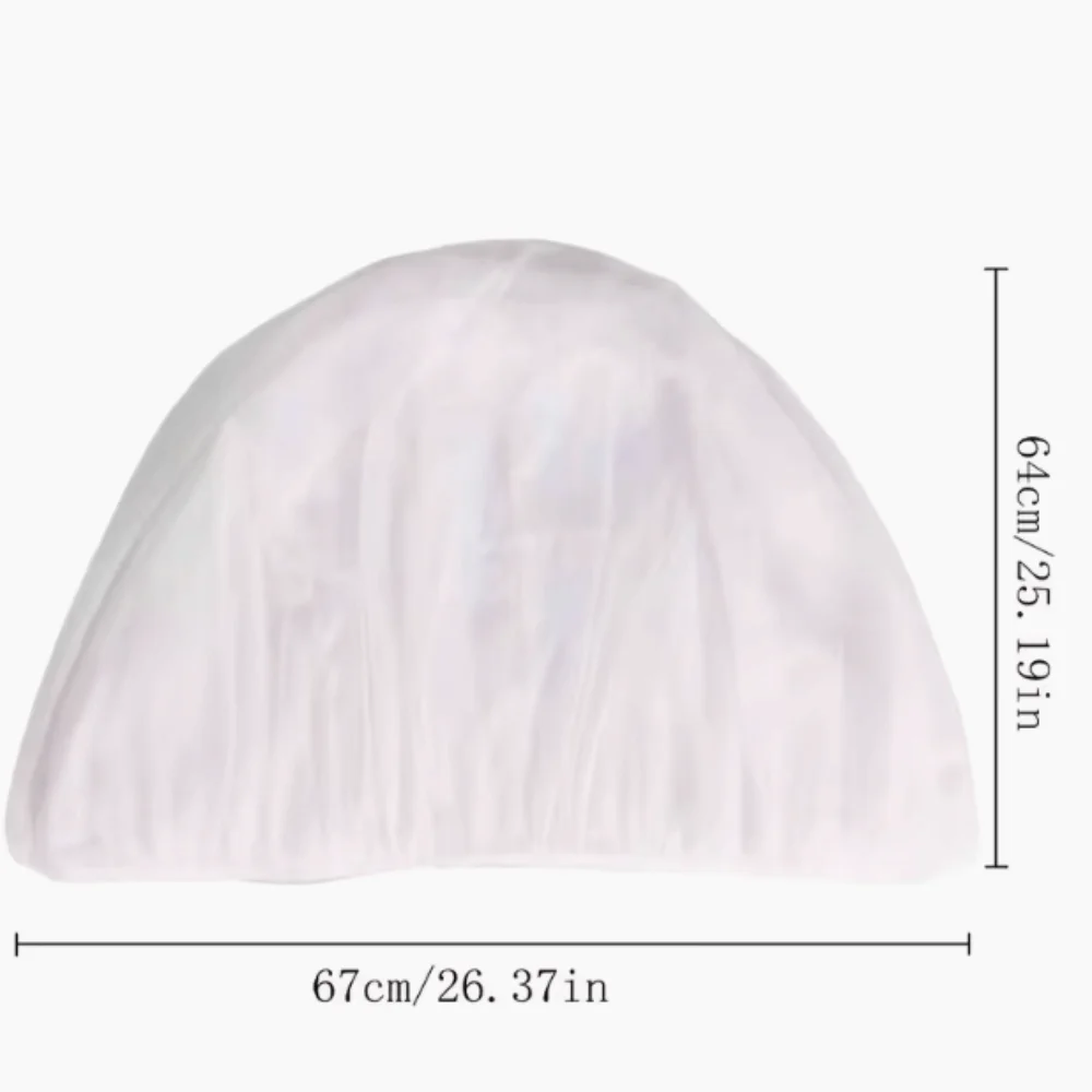 Full Coverage Pram Mosquito Net Windproof Sunshade Polyester Material Insect Shield Net Dense Mesh Snug Fit Design