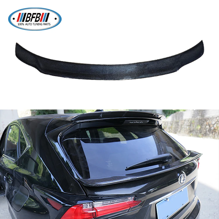 

Carbon Fiber Rear Middle Spoiler NX200 Trunk Wing Spoiler for Lexus NX200 15-16