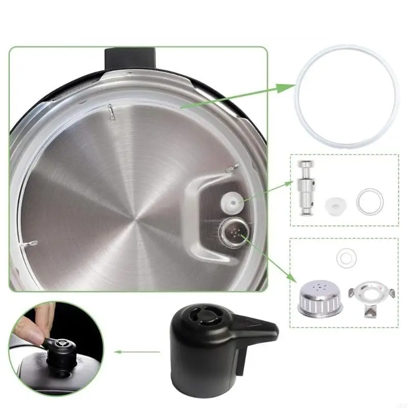 Клапаны G8TC Сторонние клапаны Пластика Текстура, подходящая для электрической скороварки 8QT