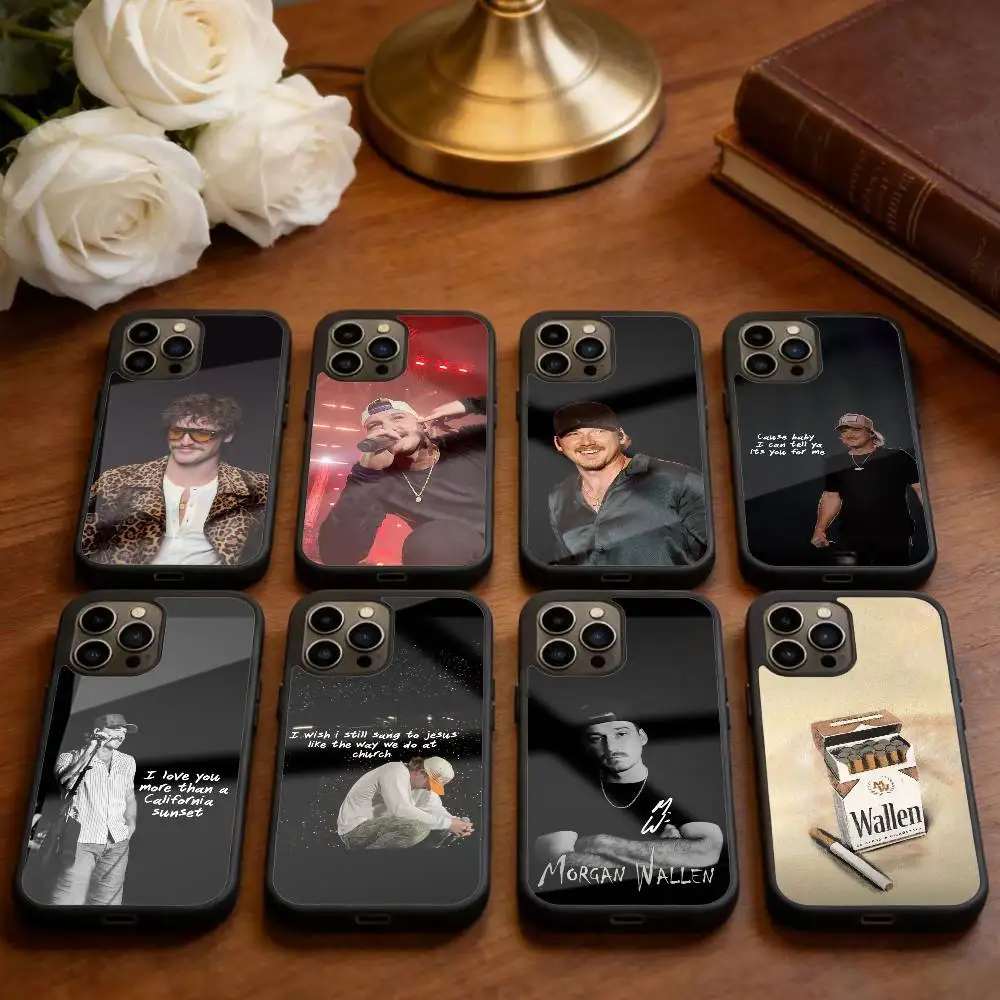 

Morgan Wallen Phone Case For iPhone17,16,15,14,13 Plus,Pro Max Magnetic For Magsafe Wireless Charging