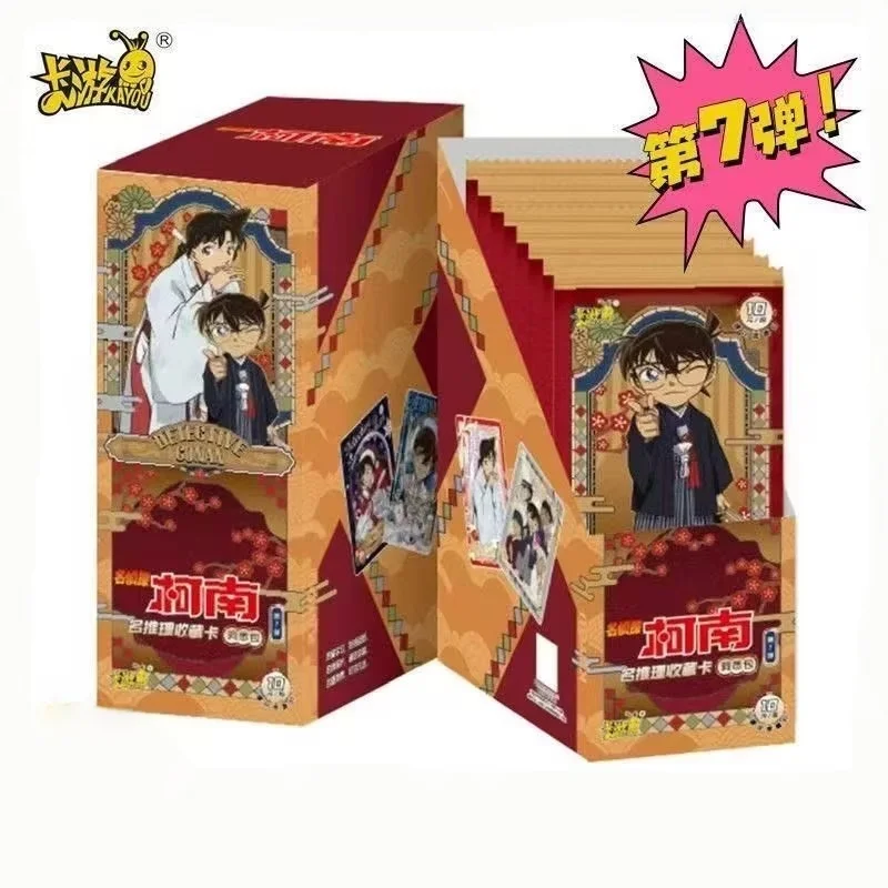Kayou Official Genuine Detective Conan Cards Wave 7 Full Box Insight Pack Card Album Collectible Trading Cards