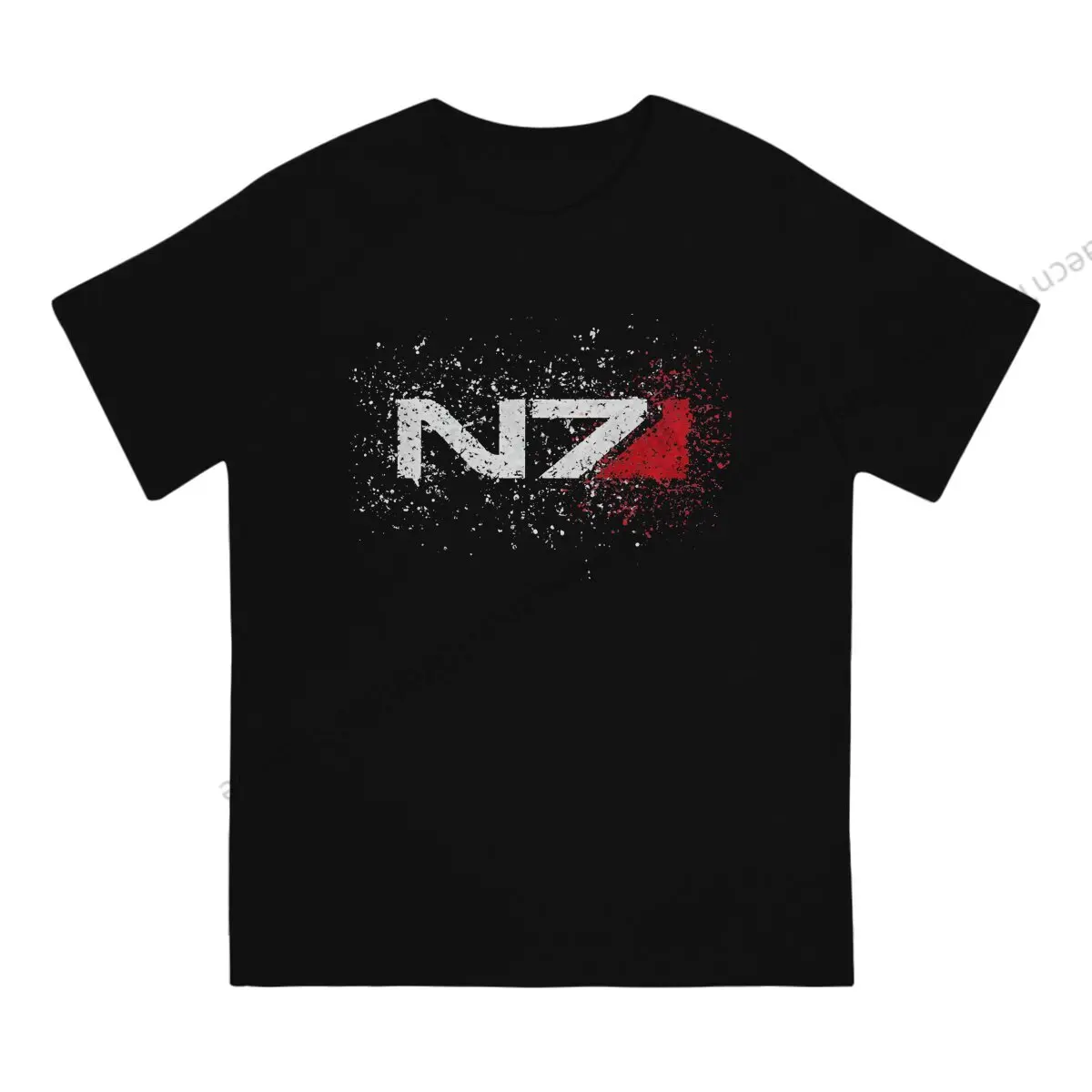 Mass Effect N7 Tshirt Homme Men's Streetwear Cotton T Shirt For Men