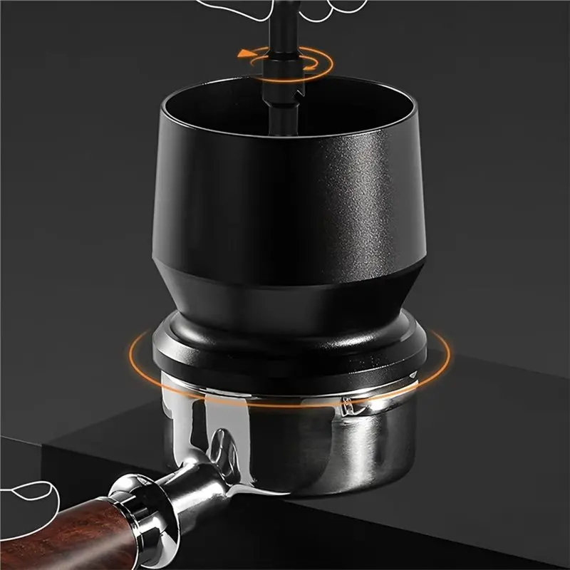 N10R-Espresso Dosing Cup With Detachable 51-54Mm Ring, Non-Slip Grip, Smooth Seamless Interior