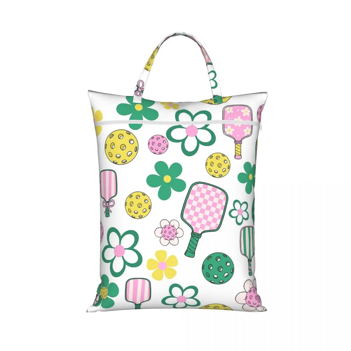 Pickleball Pattern, Pickleball Paddle, Pickleball Ball Laundry Laundry Basket Large Storage Washing Basket Home Organizer