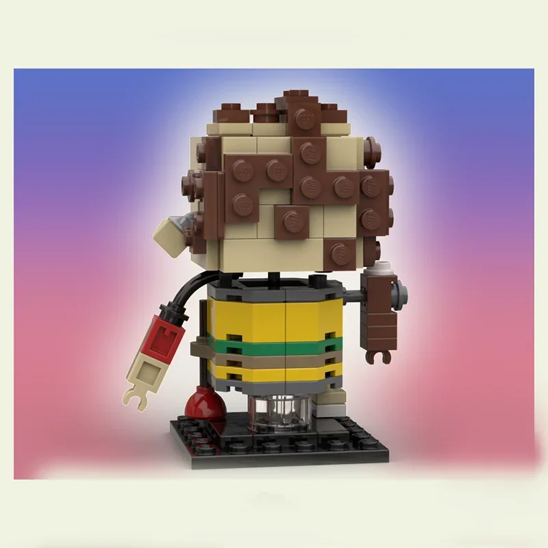 148pcs MOC Second Hand Rose Garbage Pail BricKidz Brickheadz Model Building Blocks Construction Toy Festival Gifts Brick