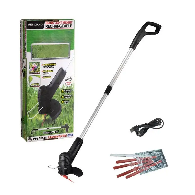 Grass Trimmer Edger Electric Lawn Grass Edger Trimmer Portable Low Noise Landscaping Products for Grass for Courtyard Streets