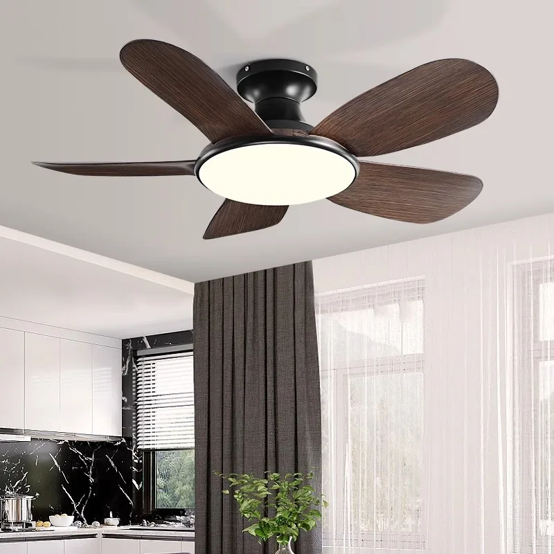 Lâmpada do teto do ventilador LED para sala de estar e jantar, estilo simples, quarto, novo, 2024