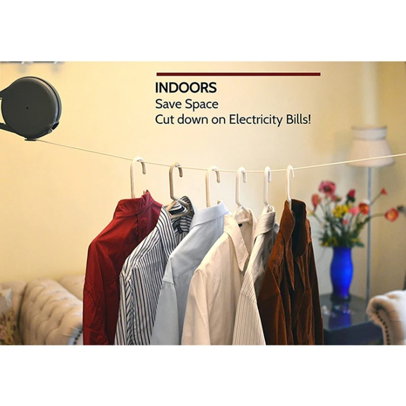 

File storage in Stock New Arrivals Retractable Clothesline,Drying Rack for Indoor Outdoor Laundry Drying