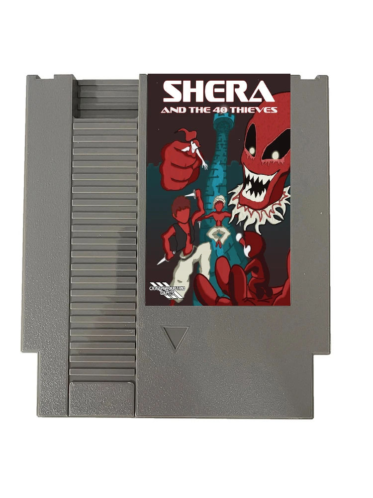 Shera and The 40 Thieves NESMaker Games - A Brand NEW NES Game Cartridge 8 Bit 72Pin Video Game Cart For Original NES Console