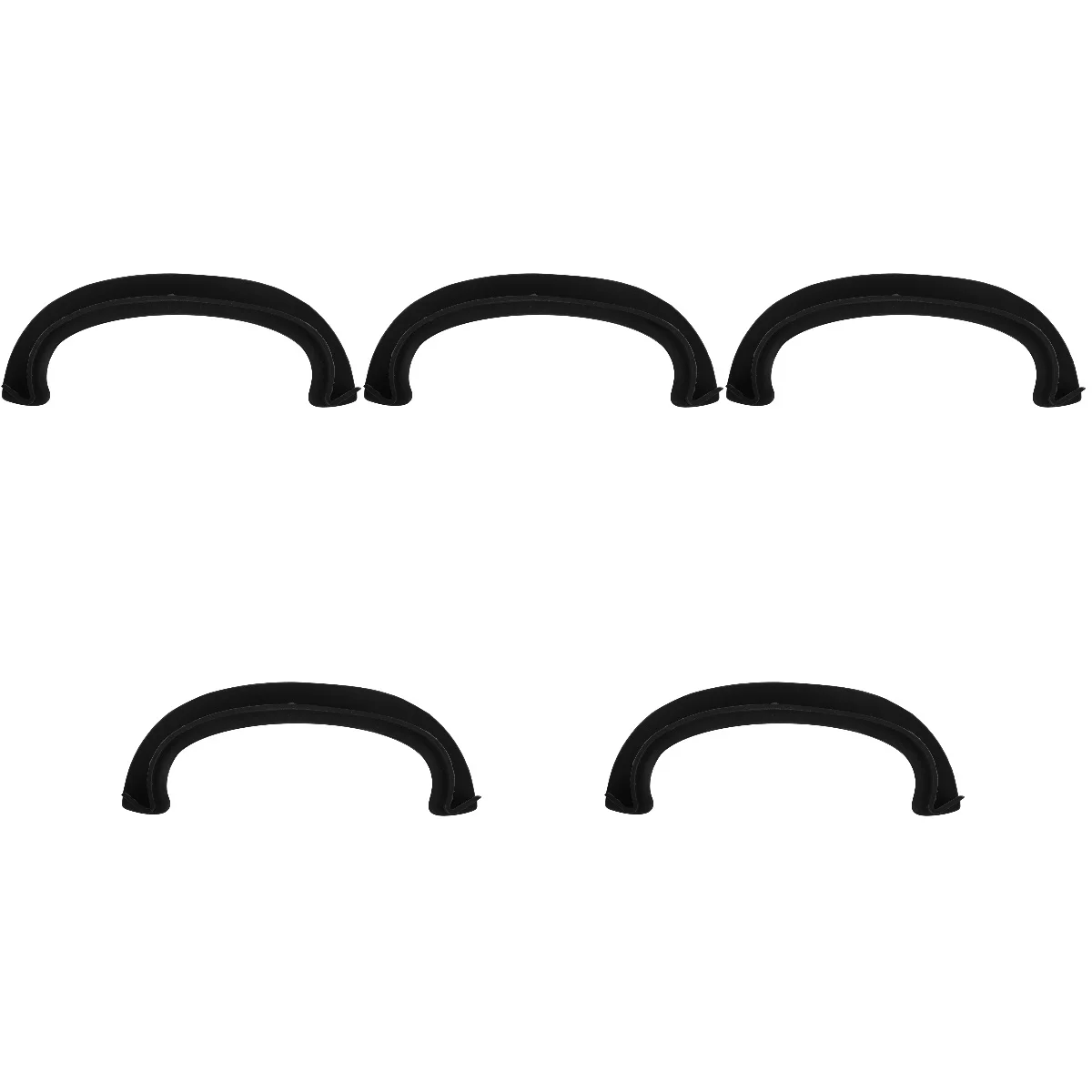 

5pcs Set of 5 Replaceable Violin Waist Side Protector Protection Cover Instrument C-clip for Rubber Part