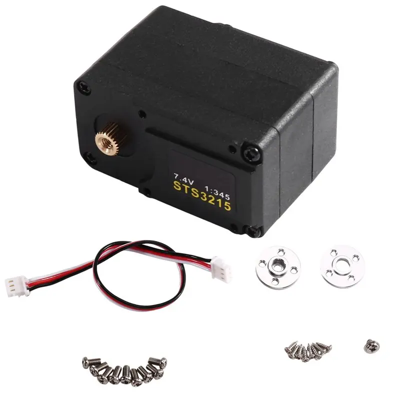 Super Deal -For SO-ARM100 Compatible STS3215-C001 19KG 7.4V Dual Axis TTL String Servo TTL Serial Bus Robot Servo Robotic