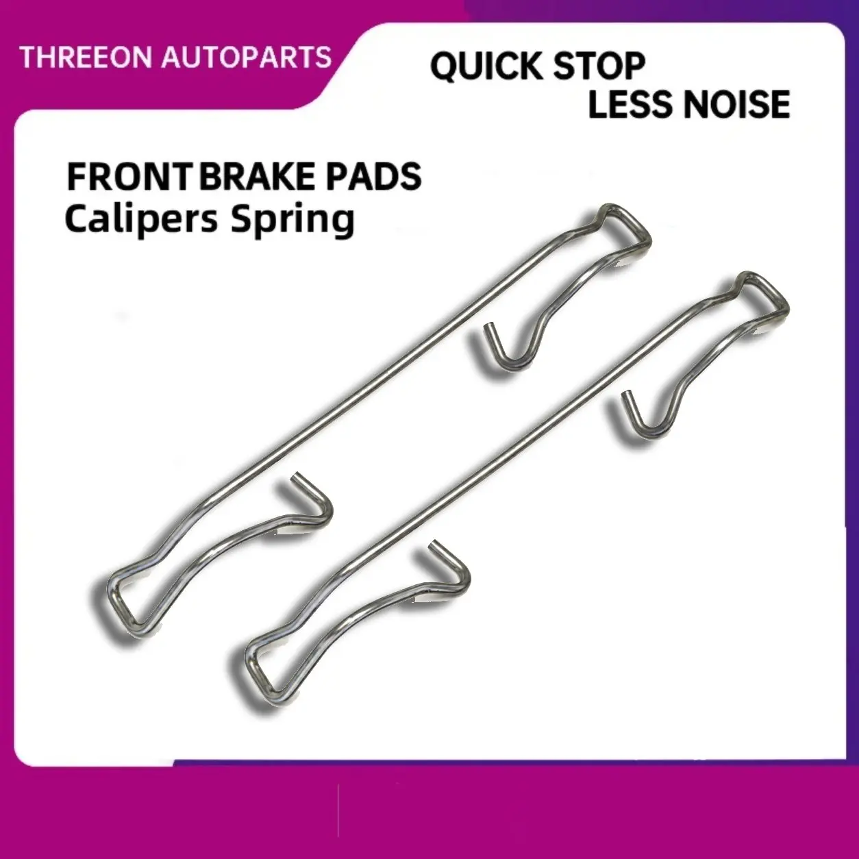 For Volkswagen Golf mk7 mk6, VW Jetta 2006-2018 Front & Rear Brake Pad Locker Spring Front Caliper