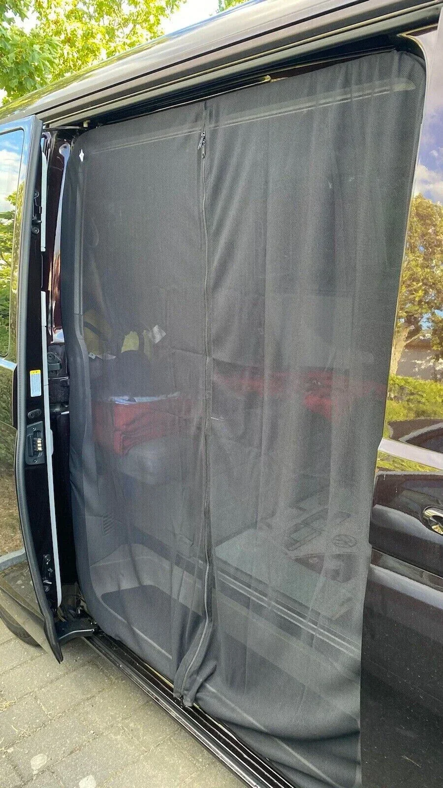 RV Insectenscherm Muggen/Vliegenschermen Netto voor Vw T5 T6 Schuifdeur Magnetische Insectenscherm Klamboe Camper Fly Net
