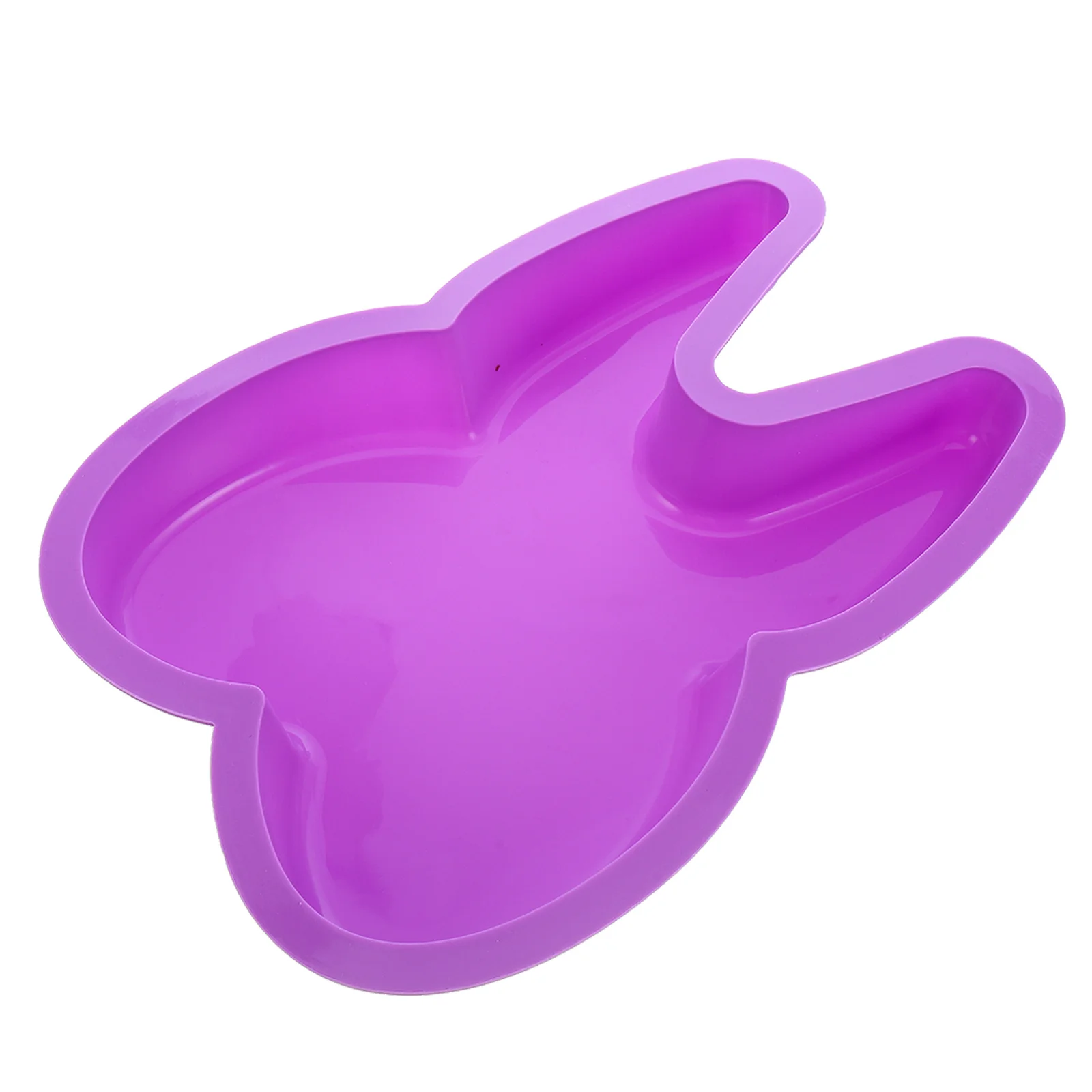 

1pc Tooth Cake Mold Silicone Diy Baking Pan For Chocolate Cookies Desserts Rabbit Ear Shape Heat Resistant Cake Making Tool