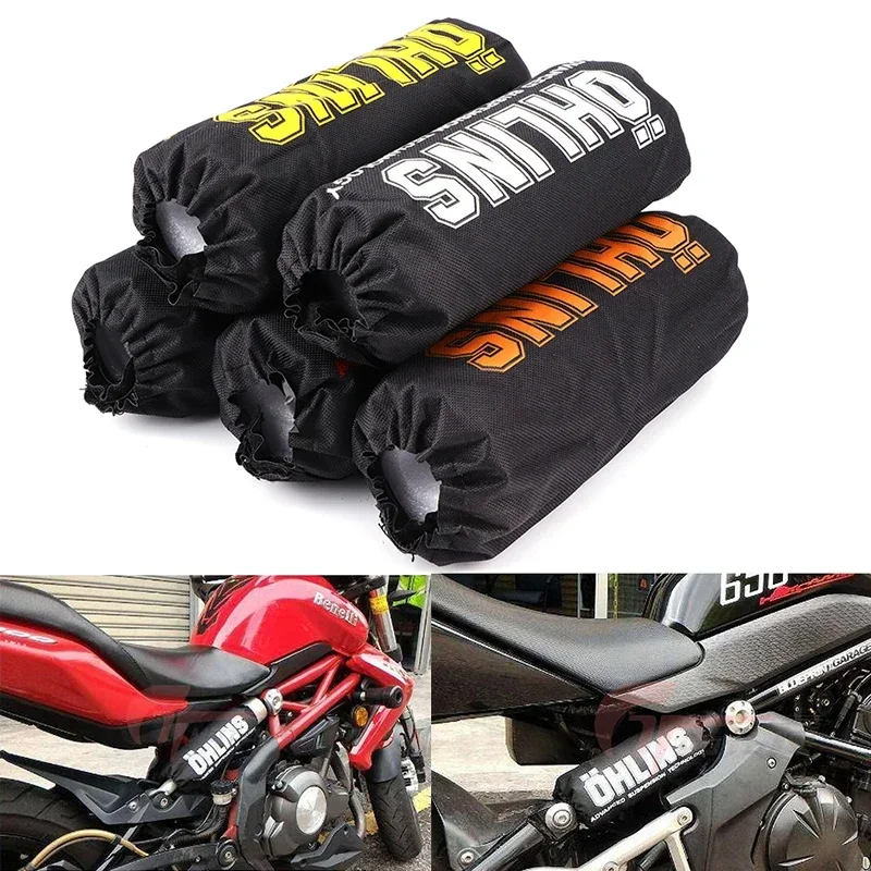 Rear Shock Absorber Suspension Protector Protective Cover 230mm Universal Suitable for All Dirt Bikes Motorcycles ATVs Quads