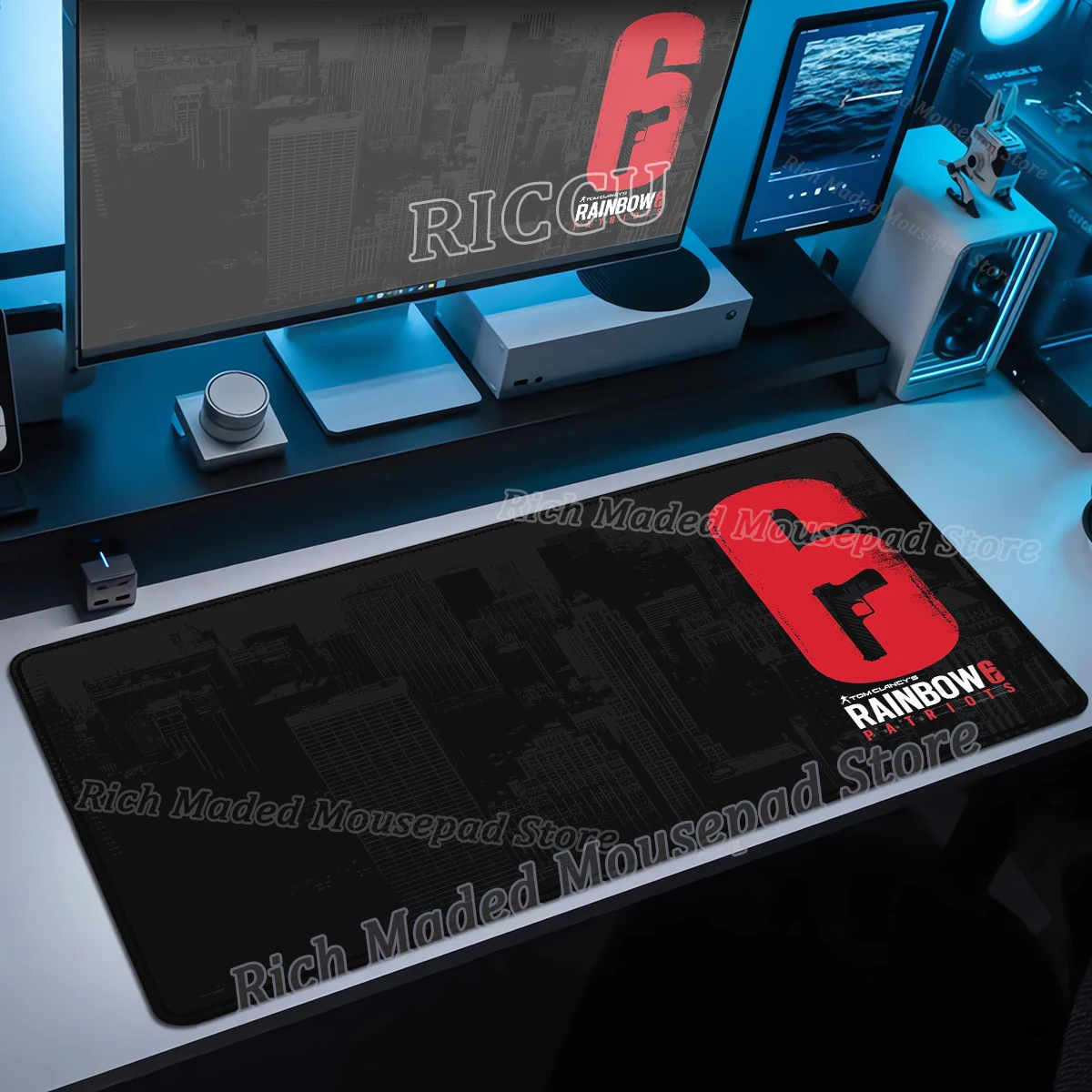 

Hot Game R6 R-Rainbow Six Siege HD MousePad Computer Anime Extended Mouse Pad Pc Gamer Desk Mat Office Carpet Gaming Accessories