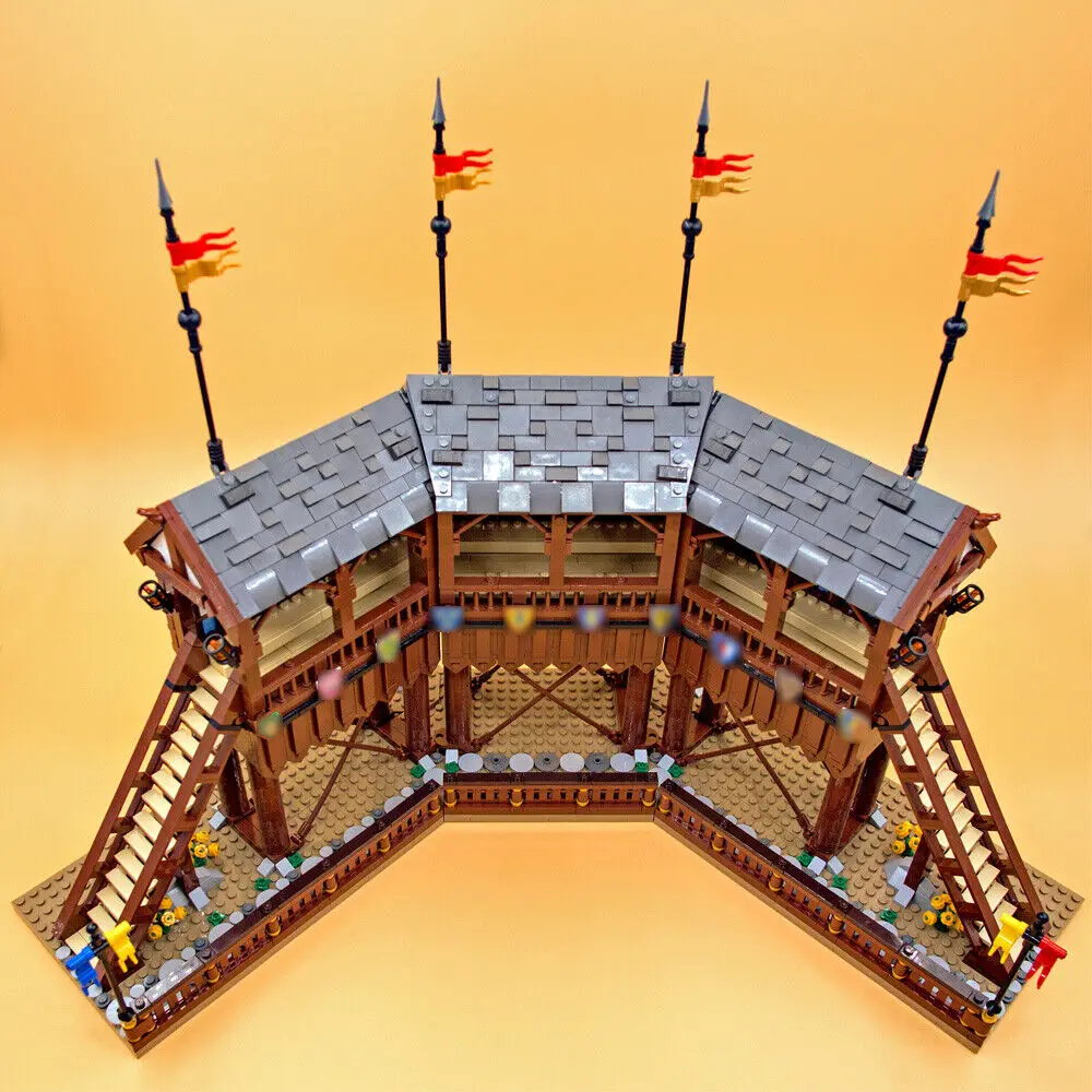 Medieval Tournament Grounds Model for Castle Collection 3186 Pieces MOC