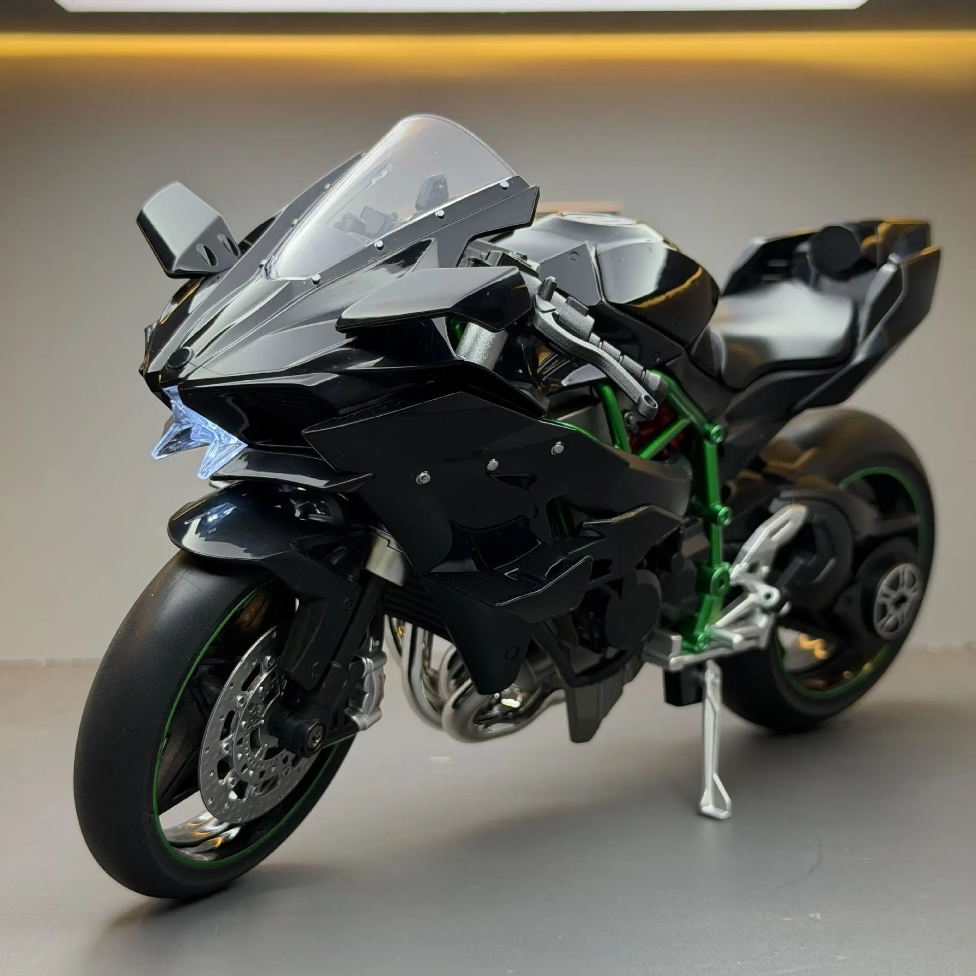 رذاذ 1:9 H2R دراجة نارية محاكاة ضوء الصوت سريع وغاضب مجموعة هدايا الأطفال قيمة العرض