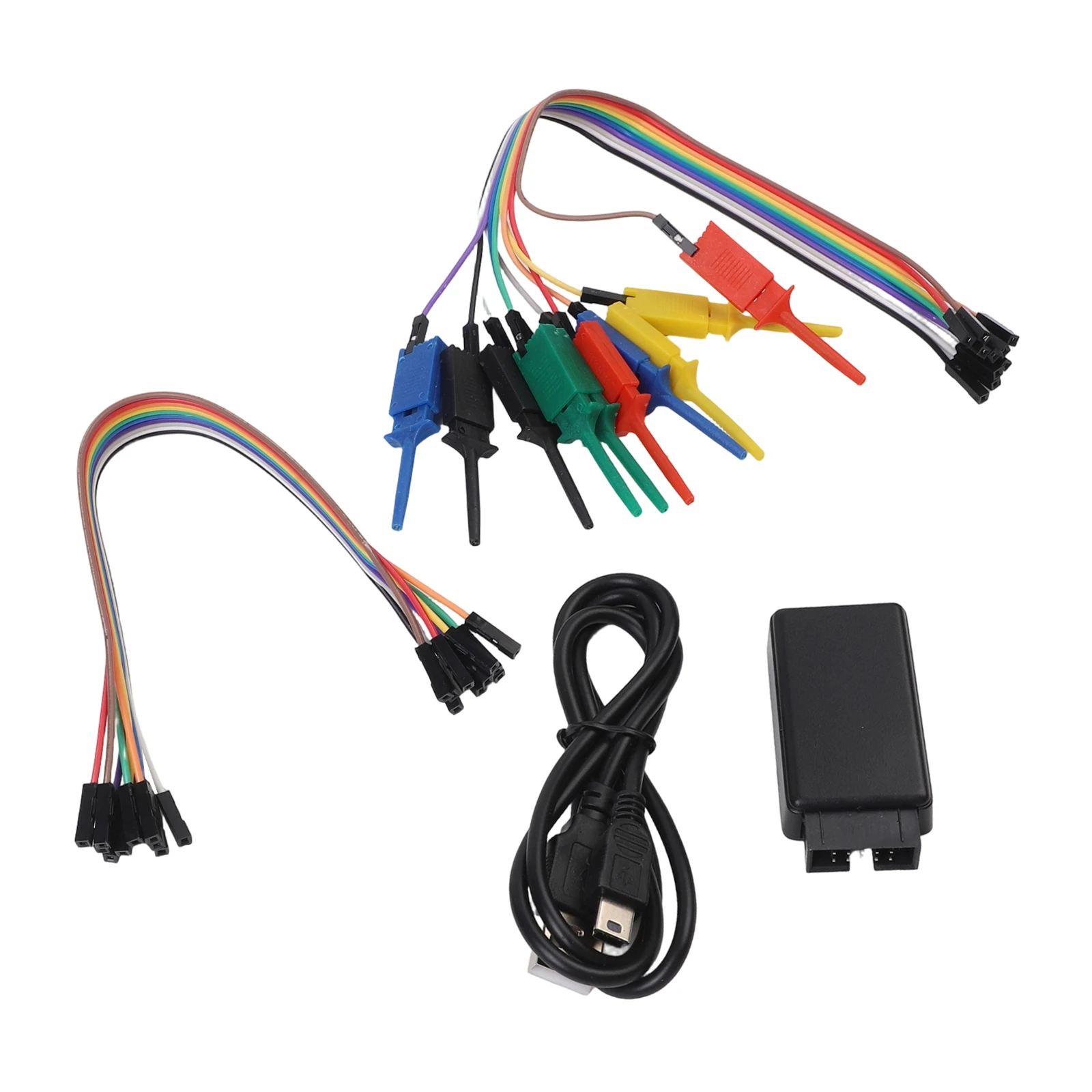 USB Logic Analyzer 8 Channel 24Msps Sampling Rate For ARM FPGA MCU Debugging Tool For For SPI IIC UART Protocol Analysis Device