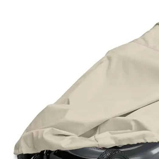 Beige Oxford Waterproof Lawn Mower Cover 78x23x50 Inch Dustproof Storage Bag For Most Riding Tractor O'utdoor P'ower Equipment