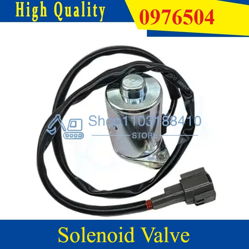 

24V 0976504 Excavator Spare Parts Swing Solenoid Valve For Hitachi ZX240LC-5G ZAX450 ZX200-3 ZX210-3 ZX240-3 ZX330-3 ZX350-5N