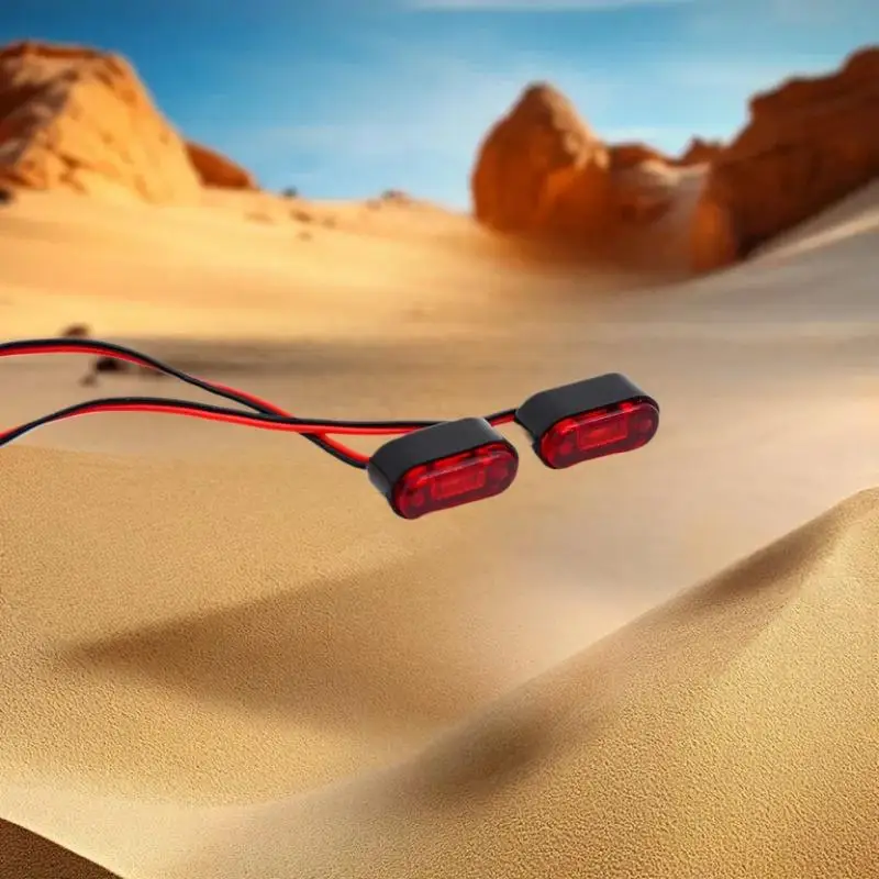 Trx4 D90 D110 Rc4wd Scx10 90046 TAMIYA 90053 1/10 1/14 RC 자동차 LED 경고등 프로필 라이트 1세트