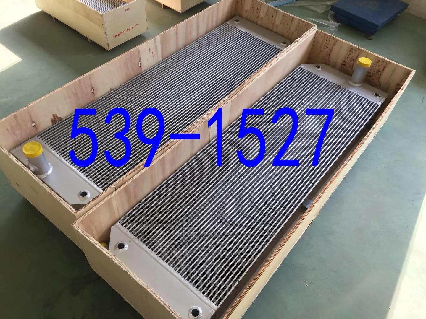 539-1527 oil cooler for cat E374F E390F Excavator oil cooler