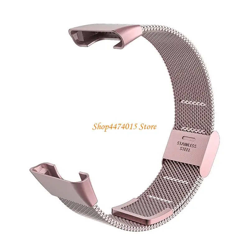 K1AA Stainless Steel Band Compatible for Mi Band 7 Watch Durable Metal Buckle Strap Replace Wristband Quick Release
