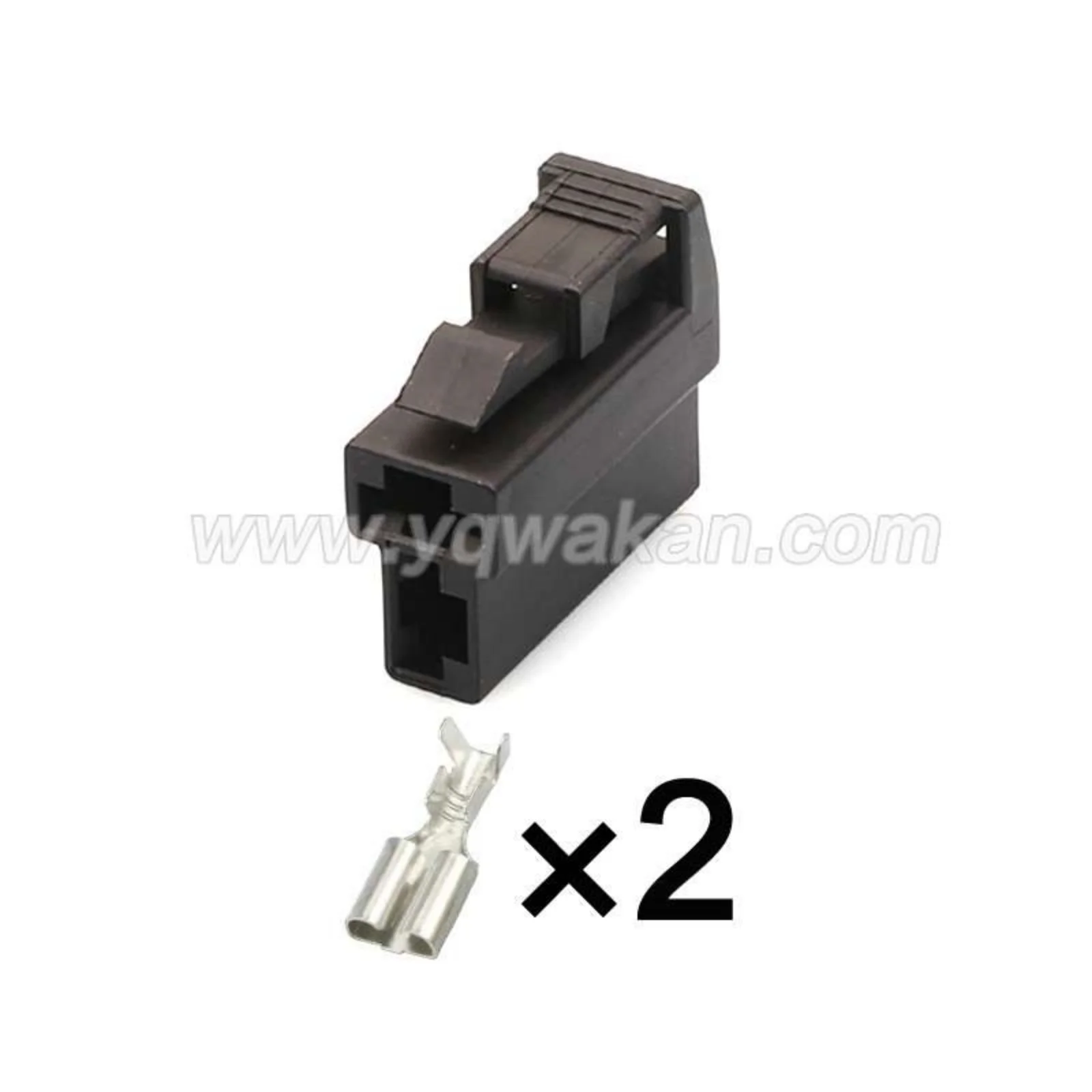 2PIN موصل كهربائي غير مختوم 6.3 مللي متر سلسلة ذكر أنثى موصلات الأسلاك تسخير كابل المقبس 7122-2820 6070-2481 #6