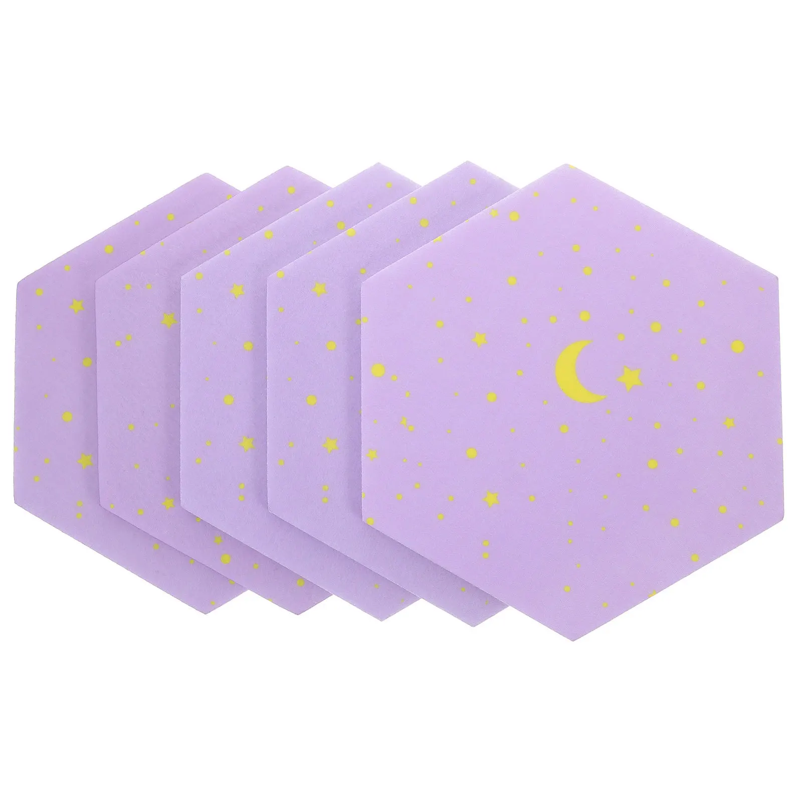 5 قطعة لوحة لباد مسدس الجدار ملصق وظائف متعددة الاستخدامات عازل للصوت حصيرة لينة مريحة اللمس لتقوم بها بنفسك عرض الصور إشعار #3