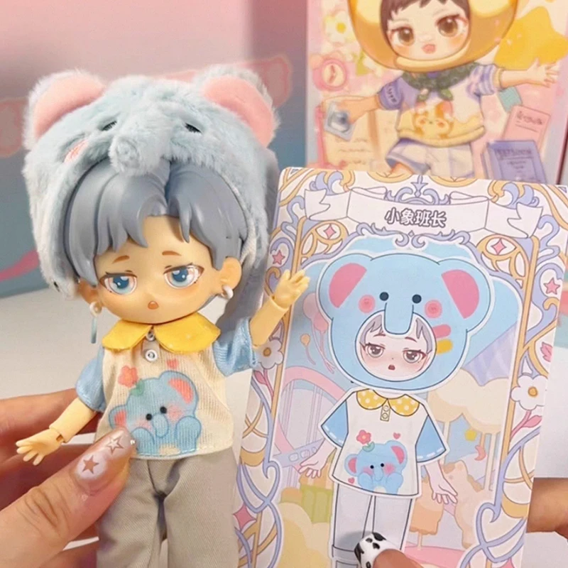 

В наличии Peet message Garden Party Series Подвижная шарнирная кукла 12-минутная Bjd Слепая коробка Орнамент Play Mystery Box