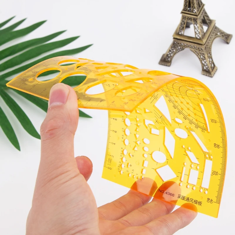 K Resina Riscaldamento Ventilazione Design Modello disegno Righello Strumento misurazione Studente